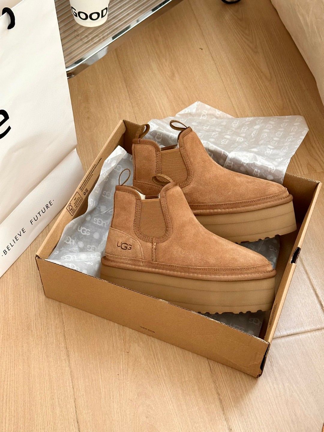 uggs laag bruin 1